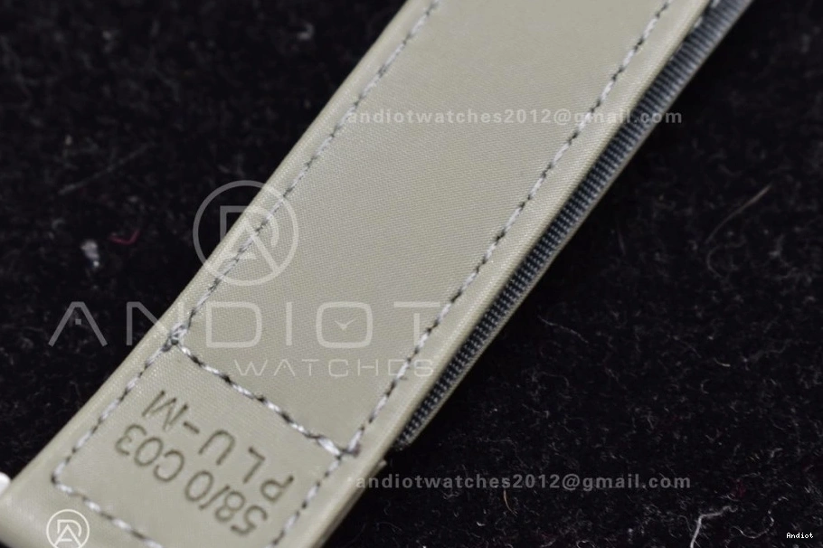 Swatch Strap Mission Moonwatch Omega to Quartz Pluto Nylon x Bioceramic on 0319